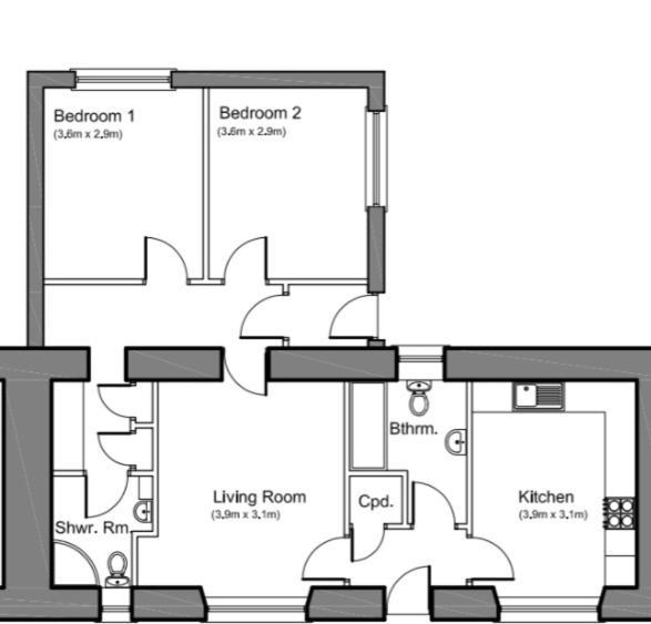 5 Riverside Place Thurso. 2 Bed, 2 Bathrooms. Dış mekan fotoğraf